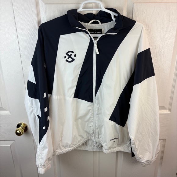 Paper Planes Xset All World Track Jacket Blue White - Picture 1 of 4